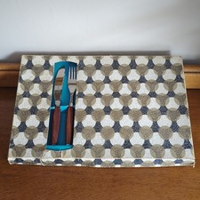 Vintage Glosswood Fish knife & Fork Set Tableware Cutlery Sheffield England 12pc