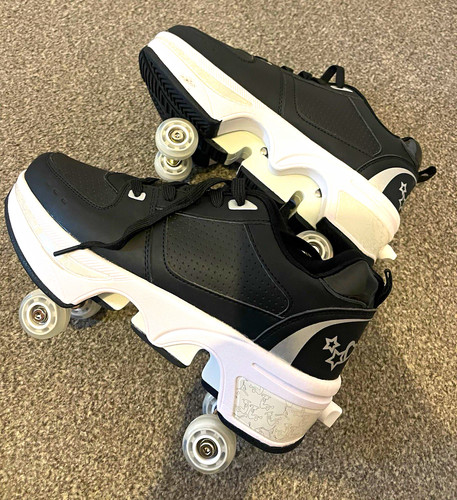 Men black white quad - black,