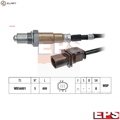 Lambda sensor 998 394 - sensor, 1.998.394