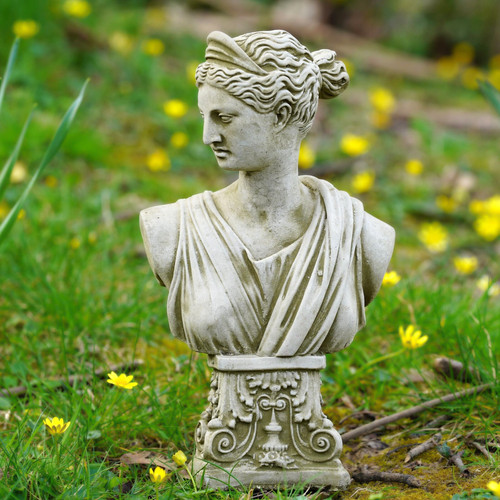 Athena stone bust - athena,