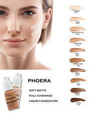 PHOERA® Foundation Concealer Full Coverage Makeup Matte Brighten long lasting UK