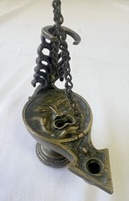 RARE- Roman Bronze Oil Lamp