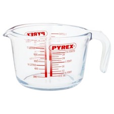Glass Measuring Jug Transparent 1 Litre