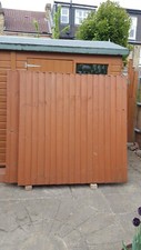 2x Treated Closeboard Fence Panels 6x6