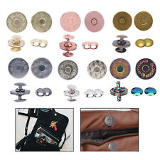 14/18mm Laser Cut Double Rivet Magnetic Snaps Clasp 2-50pcs
