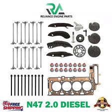 BMW N47D20 N47 TIMING CHAIN KIT WITH ENGINE PARTS 2.0L DIESEL X1 X3 X4 X5 SERIES