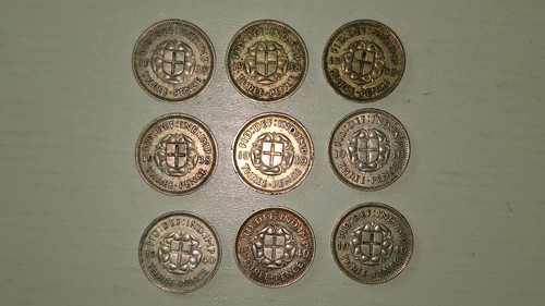 Set threepence king - of, x