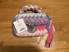 Multicoloured Fabric Handbag