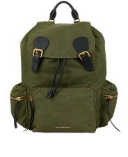 Burberry Large Rucksack Backpack Nylon Khaki