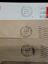 QEII 3x machine cancellation inverted date or text error WARE FYLDE BLACKPOOL