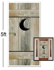 Outhouse door cover - outhouse,