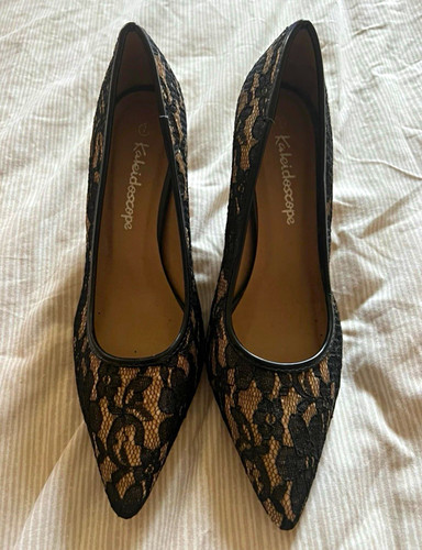 Kaleidoscope black lace - black,