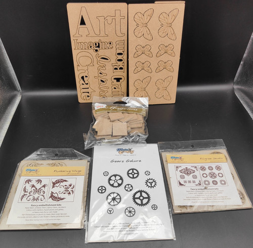 Mixed mdf wooden craft - mdf,