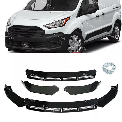 Glossy black front - bumper, lip