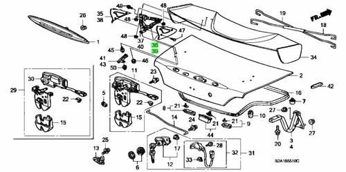Oem ap2 honda s2000 foot - honda,