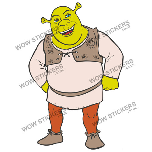 Character sticker shrek decal - shrek,