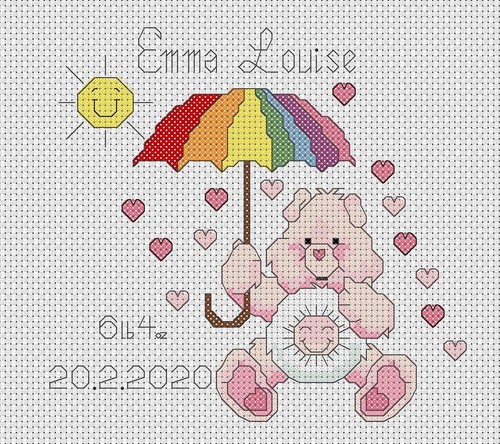 New baby cross stitch - baby,