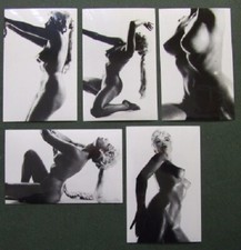 5 x photos of Pamela Green Printed by Pamela herself from Marks negatives Set 6