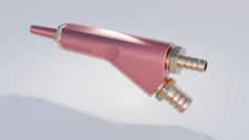 Vapor blast gun