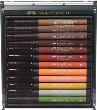 Faber-Castell Art & Graphic PITT Artist Brush Pen Set Autumn Colours (12pk)