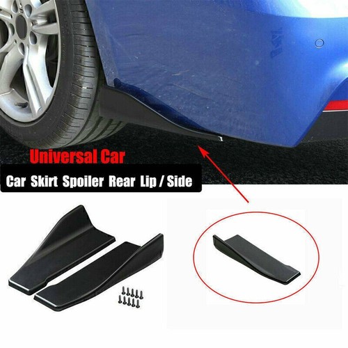 48cm gloss black side skirt - black,