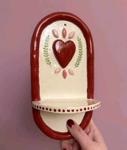 Handmade wall candle holder - handmade,