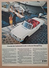 Triumph Stag Original UK Press Advert 1970