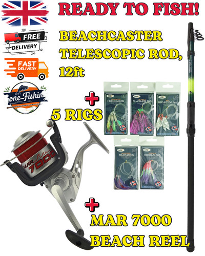 12ft sea fishing rod 7000 - 12ft, &