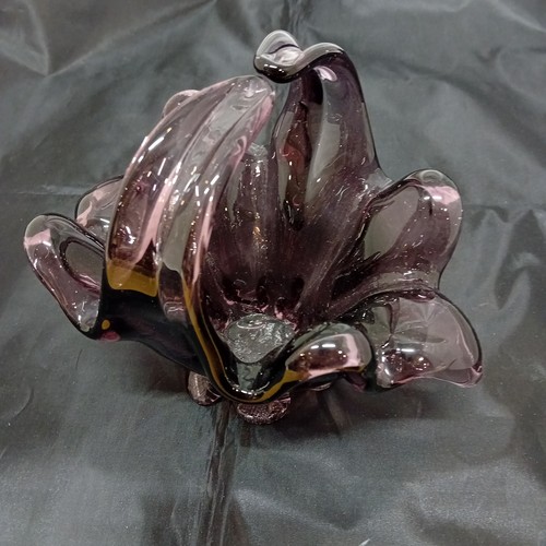 Art glass vase - art,