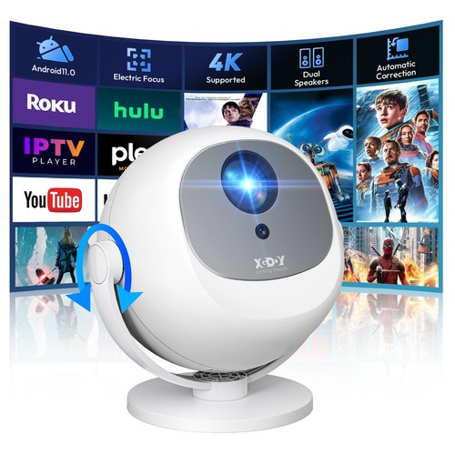 Xgody mini projector 8k - mini, 4k