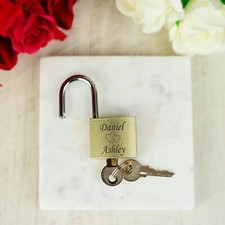 Personalised Engraved Padlock