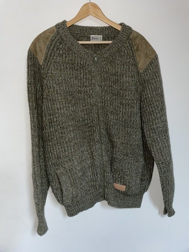 Brenire heavy cable knit - heavy, brown