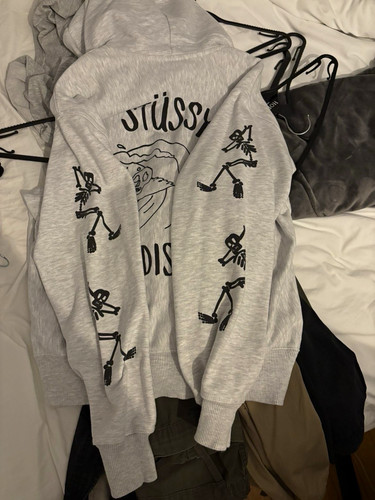 Stussy men grey full zip - men’s,