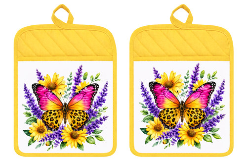 Butterfly daisy lavender - butterfly,