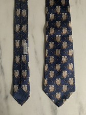 Hermes Paris Tie Silk Owl Bird