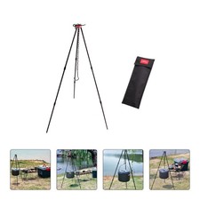  Camping Tripod Cooker Stand Heavy Duty Cooking Hanging Campfire Equipment