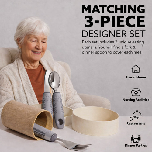 Piece disability cutlery set - 3,