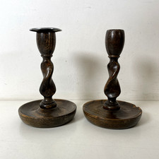 Pair of Vintage Hand Turned