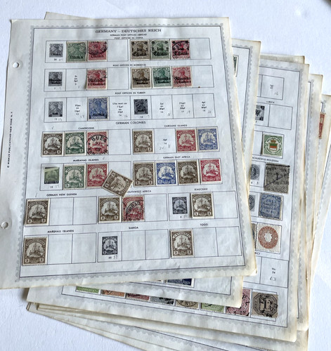 German occupation stamp - german,