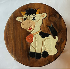 Wooden Child's Nursery Cat