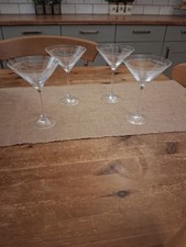 Vintage Cocktail Glasses Set of 4 Quality Cocktail Glasses. Excellent condition.