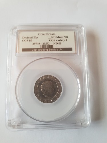 20p undated mule - , coin