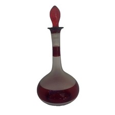 Vintage Ruby Red Cased Art