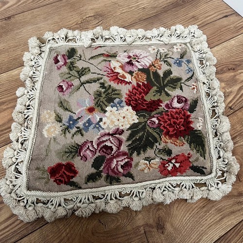 Vintage tapestry floral