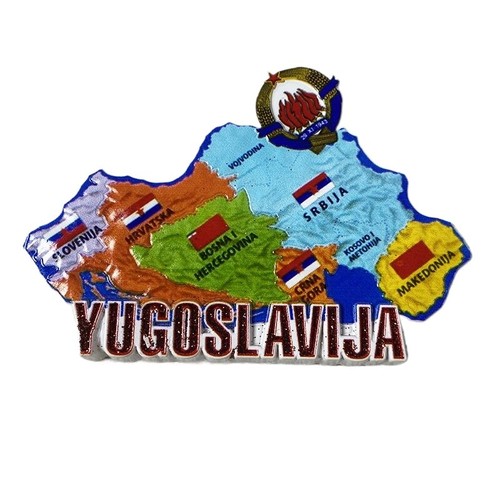 Fridge magnets yugoslavia map - fridge,