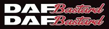 DAF B*stard Window Decals