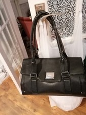 Ladies Handbag black, pkts