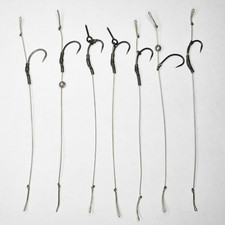 Solid PVA Bag Carp Rigs - 10 Pack! 7 Variants! (Sizes: 4, 6 or 8)