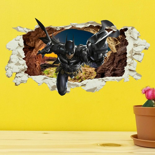 Batman wall crack kids - in, boy