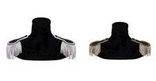 Black Gold Silver Epaulettes